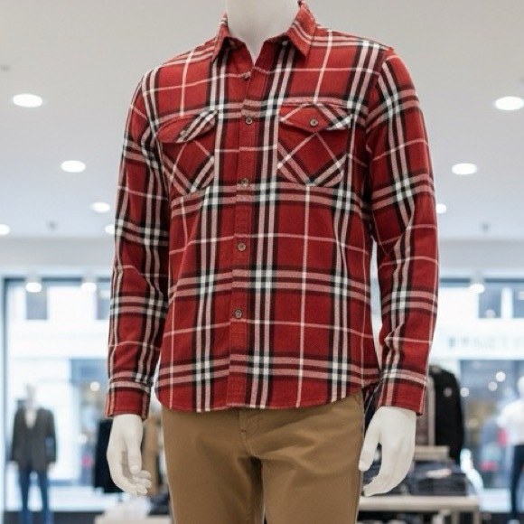 Seager Other - New with tag Seager check pattern long sleeve button down shirt men’s size M, L